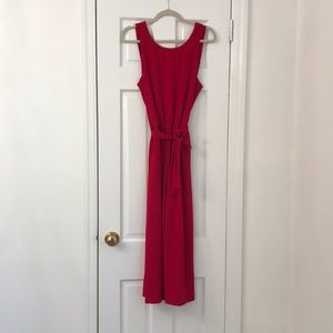 Red Jumpsuit Romper- Zara, small